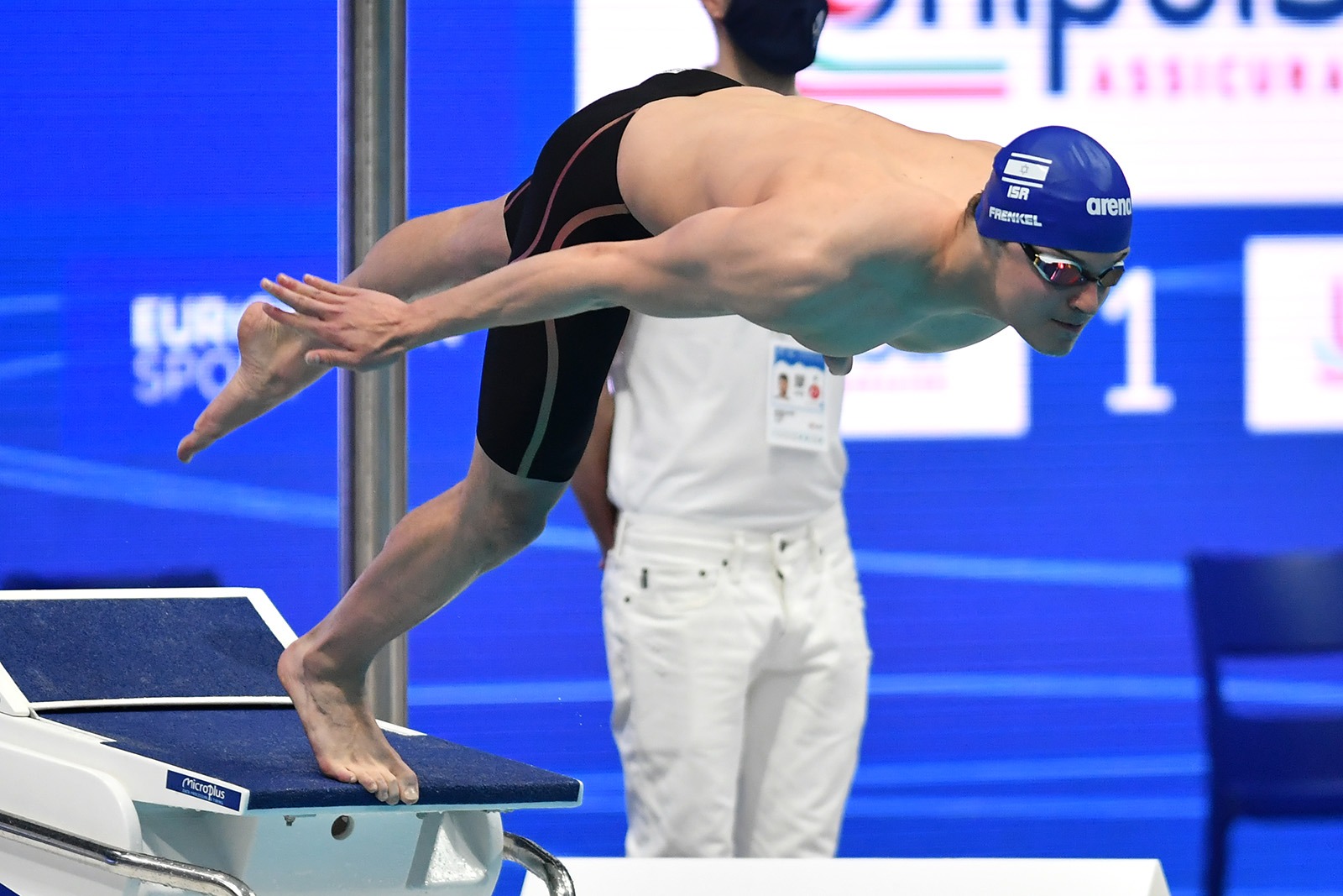 היה שותף לזכייה של רביעיית השליחים. תומר פרנקל (ארכיון) | צילום: באדיבות איגוד השחייה