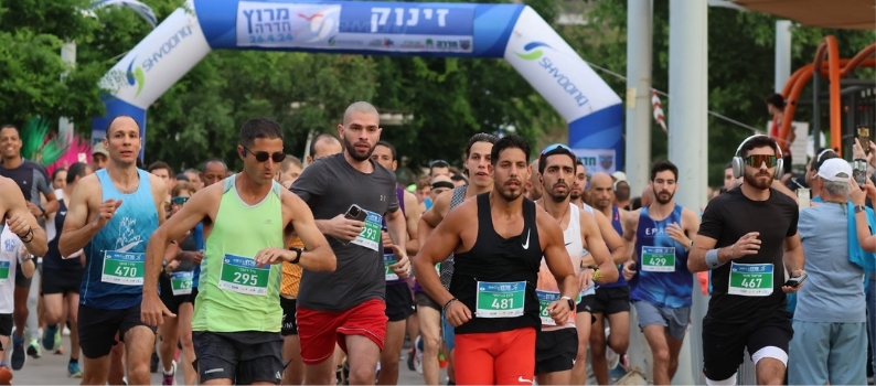 חגיגה של ריצה: טל אבידן וציפורה דנינו ניצחו במרוץ חדרה 2024