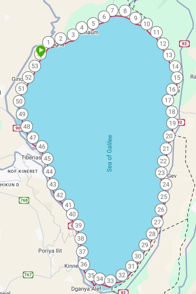 מפת-הכנרת