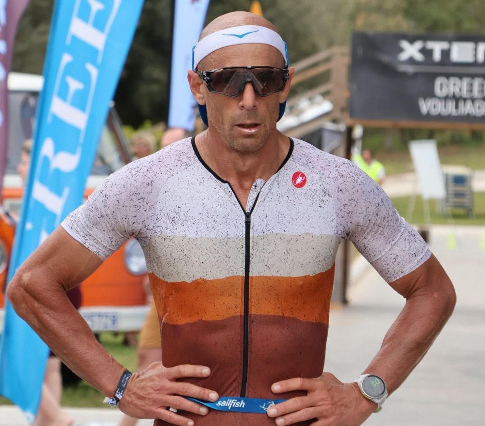 ליאור זך מאור בקו הסיום ב-XTERRA יוון