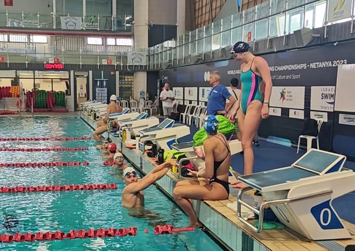 אימון נבחרת ישראל בשחייה לאליפות אירופה