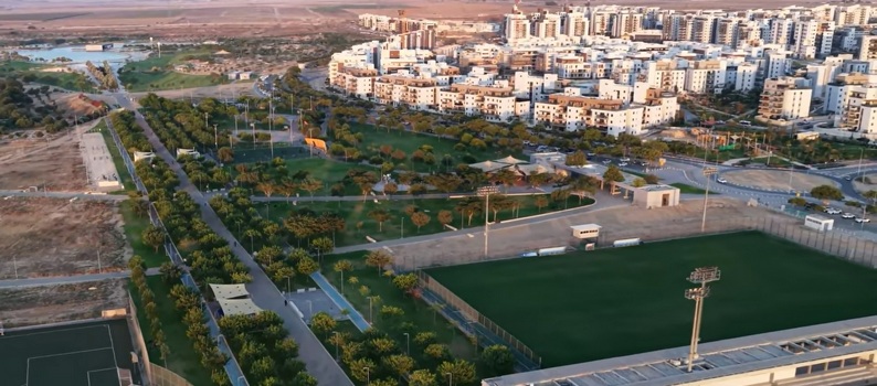 מסלול מרוץ הלילה של ב"ש במבט על