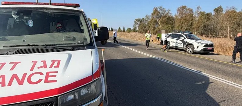 זירת התאונה. הקטל בכבישים נמשך | צילום: תיעוד מבצעי מד"א