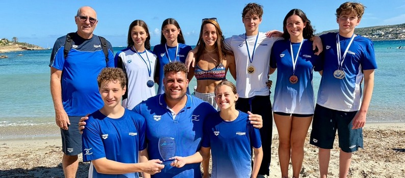 נבחרת הקדטים של ישראל במים פתוחים. תוניסיה ביזתה